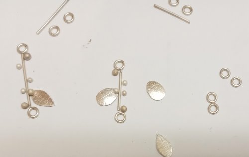 Judy Larson's Dangling Chain Sticks - Step It Up A Notch Embellishing:, Findings & Components, Toggles & Clasps, Earwire & Headpin, Butane Torch, Soldering, Solder, danglling stick findings